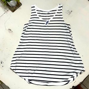 Navy striped Old Navy luxe tank